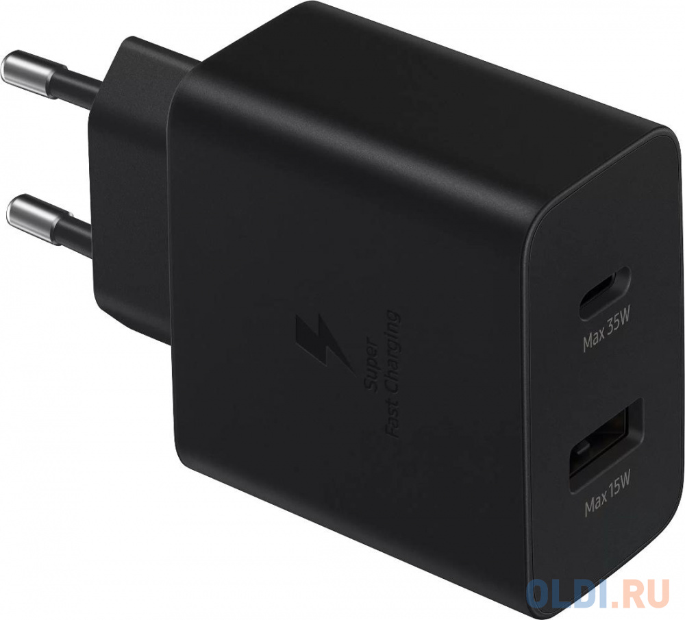 Сетевое зарядное устройство Samsung EP-TA220NBEGRU 3 А USB USB-C черный - фото 1