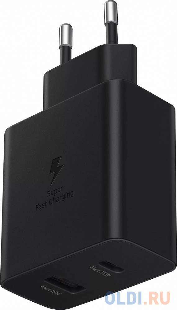 Сетевое зарядное устройство Samsung EP-TA220NBEGRU 3 А USB USB-C черный - фото 2