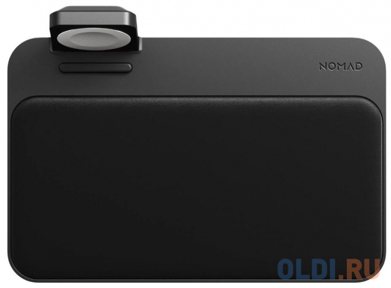 

Беспроводное зарядное устройство Nomad Base Station 3-in-1 Apple Watch Edition V2 со встроенной зарядкой для Apple Watch. Цвет: черный.