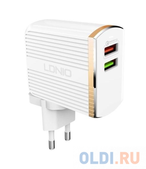 

Сетевое зарядное устройство LDNIO A2502Q 3 А USB-C белый LD_B4361