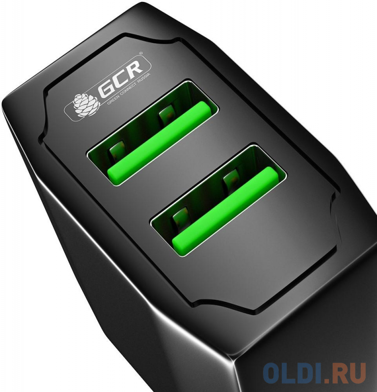 Сетевое зарядное устройство Green Connection GCR-51982 3.1А черный Сетевое зарядное устройство Green Connection GCR-51982 3.1А черный фото