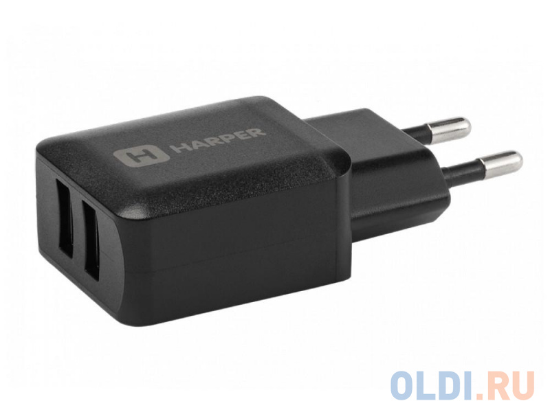 

Сетевое зарядное устройство HARPER WCH-8220 BLACK 2xUSB 2.4A