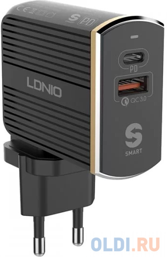 Зарядное устройство LDNIO LD_B4552 2 х USB черный
