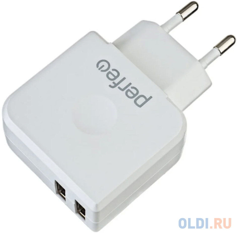 Зарядное устройство Perfeo I4621 3.4A 2 х USB белый