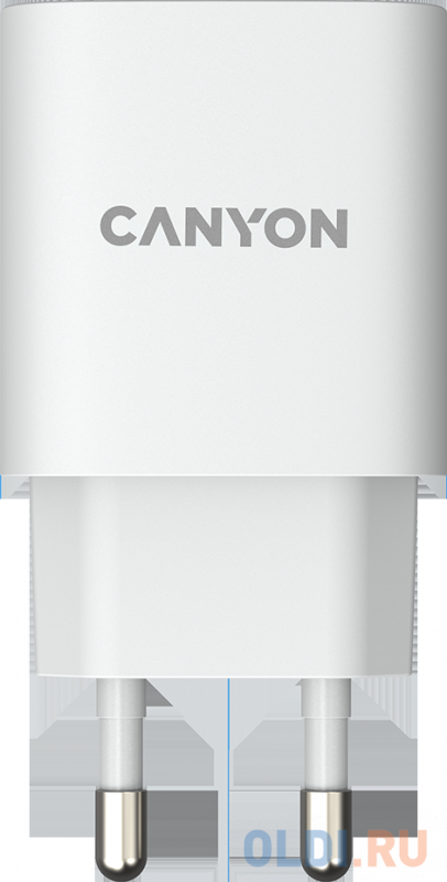 Зарядное устройство Canyon CNE-CHA20W02 3 А USB-C белый фото
