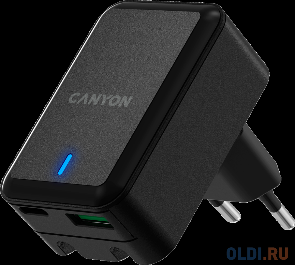 Зарядное устройство Canyon CNS-CHA20B 3 А USB USB-C черный