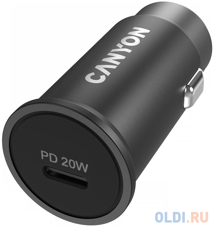 Автомобильное зарядное устройство Canyon CNS-CCA20B 3 А USB черный - фото 2