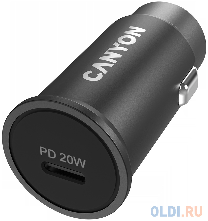 Автомобильное зарядное устройство Canyon CNS-CCA20B 3 А USB черный фото