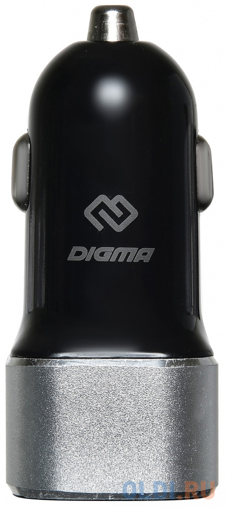 Автомобильное зарядное устройство Digma DGCC-1U-2.1A-BS 2.1A черный - фото 3