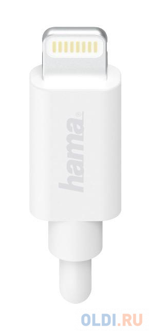 Автомобильное зар./устр. Hama H-183291 1A кабель Apple Lightning белый (00183291) фото