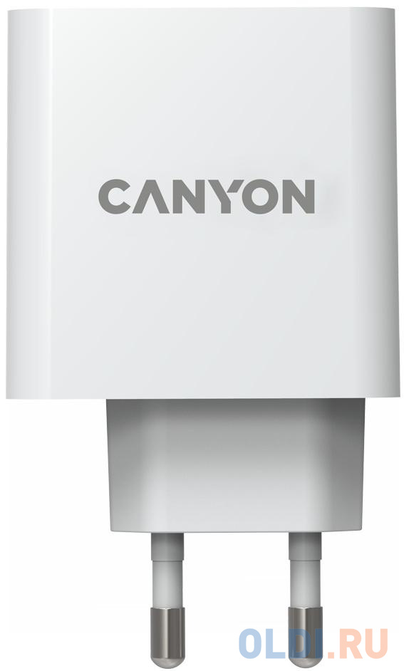 Зарядное устройство Canyon H-65 4.2А USB-C белый - фото 2