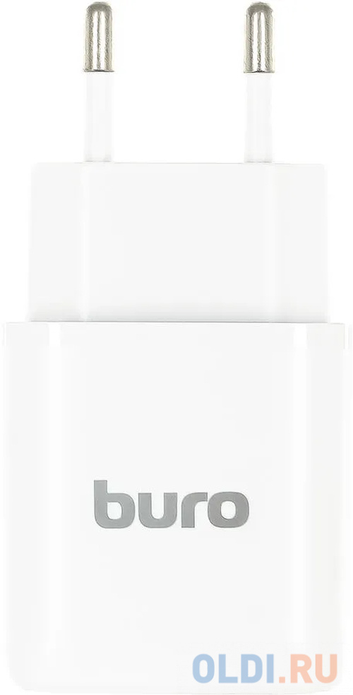 Сетевое зарядное устройство Бюрократ BUWG1 3А USB белый - фото 4