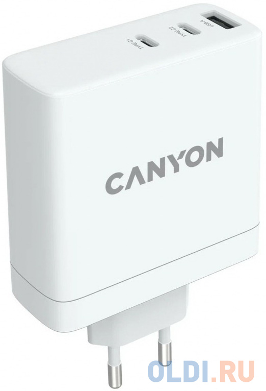 Зарядное устройство Canyon H-140-01 2А USB USB-C белый