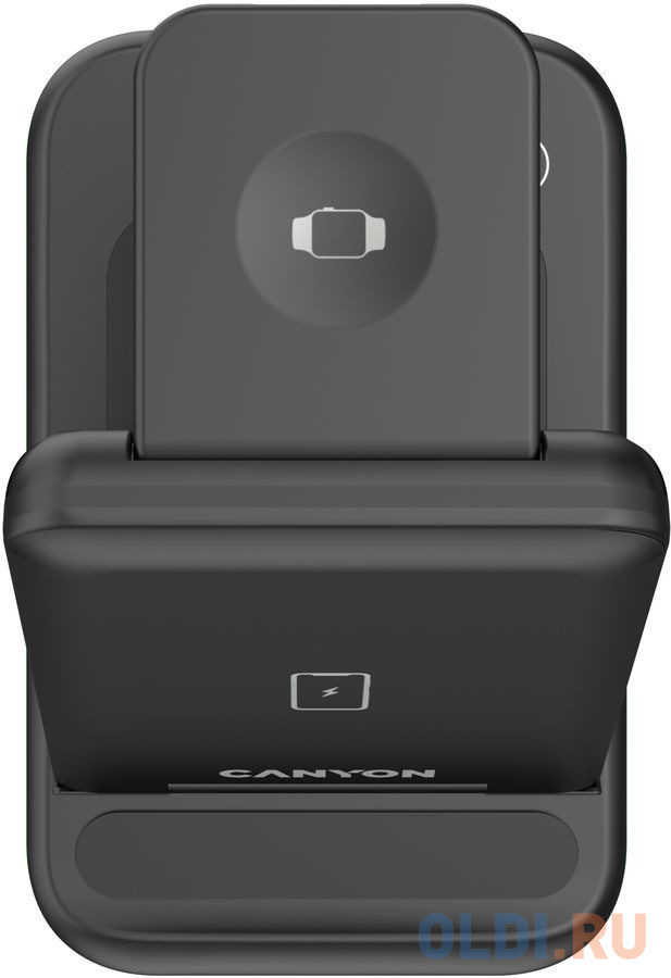 Беспроводное зарядное устройство Canyon WS- 304 2А USB черный фото
