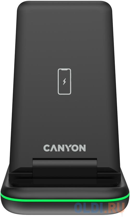 Беспроводное зарядное устройство Canyon WS- 304 2А USB черный фото
