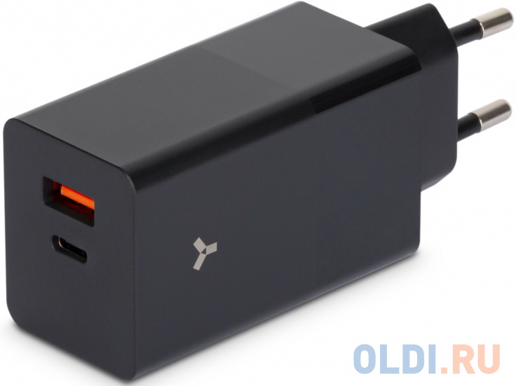 Сетевое зарядное устройство AccesStyle Crocus GaN 3 А USB USB-C черный зарядное устройство favourite obs 1 3 150000013 1 3а совместимость с makita lxt