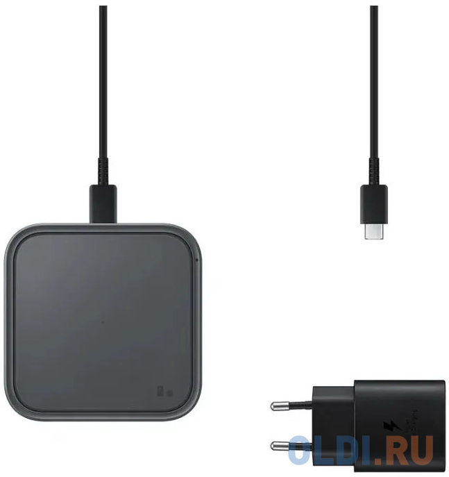 Беспроводное зарядное устройство Samsung EP-P2400BBRGRU 2.77 A USB-C черный - фото 2