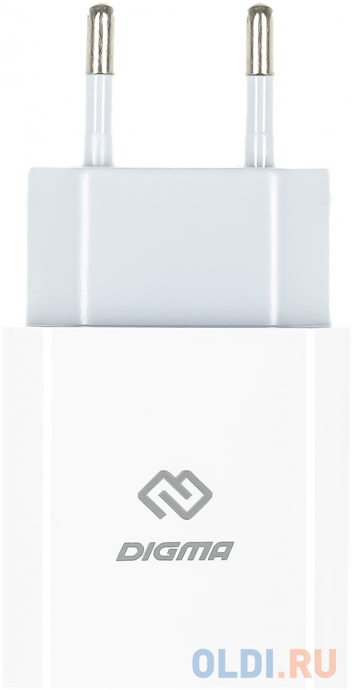 Сетевое зарядное устройство Digma DGW2C,  USB-C,  3A,  белый [dgw2c0f010wh] - фото 4