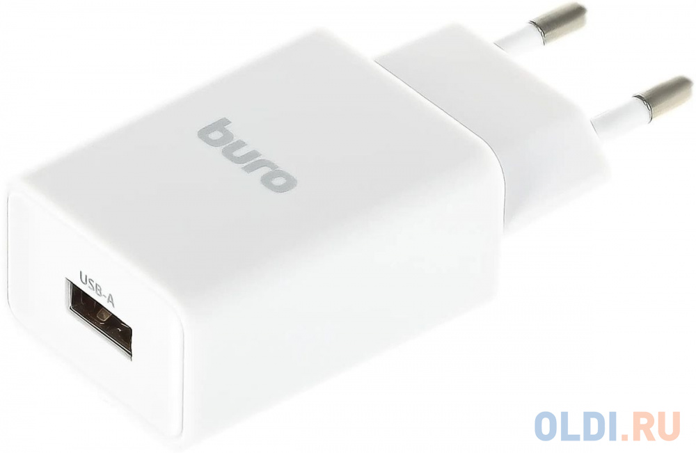 Сетевое зар./устр. Buro BUWA1 10.5W 2.1A USB-A универсальное белый (BUWA10S100WH) - BUWA10S100WH