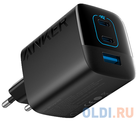 Сетевое зарядное устройство Anker 336 A2674 67W 2хUSB-C + USB черное