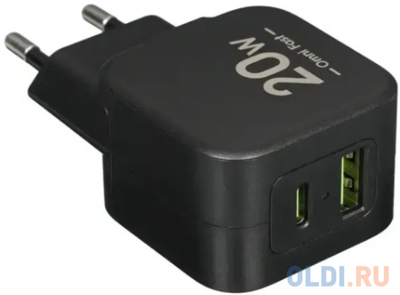TCW-E20D Black, TECNO Charger E20D-20W - TCW-E20D Black