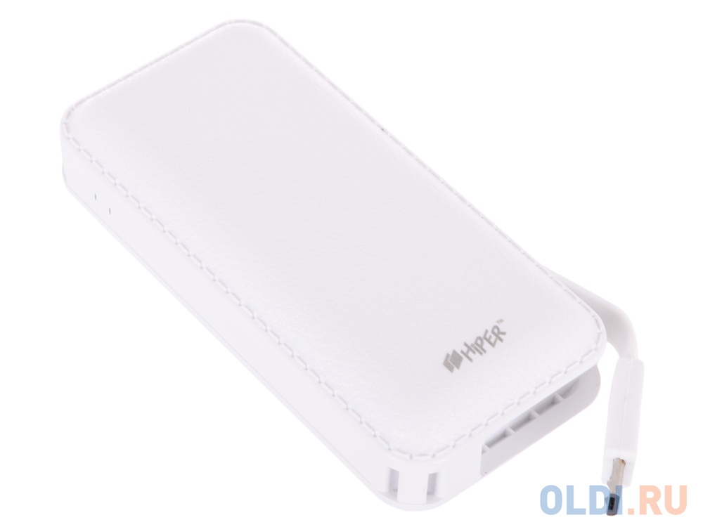 

Внешний аккумулятор Hiper SP5000 White, 5000mAh, 1xUSB 2.1A, Li-Ion, индикатор заряда