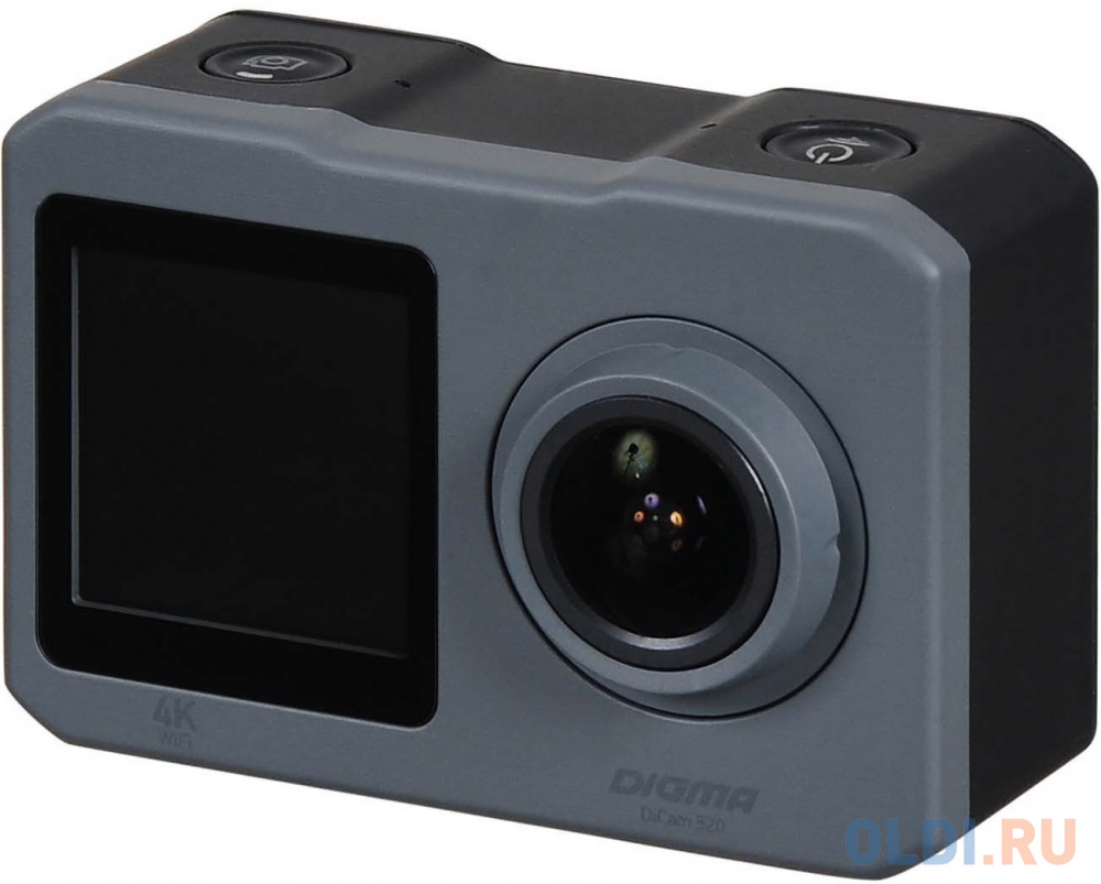 Экшн-камера Digma DiCam 520 серый - фото 7