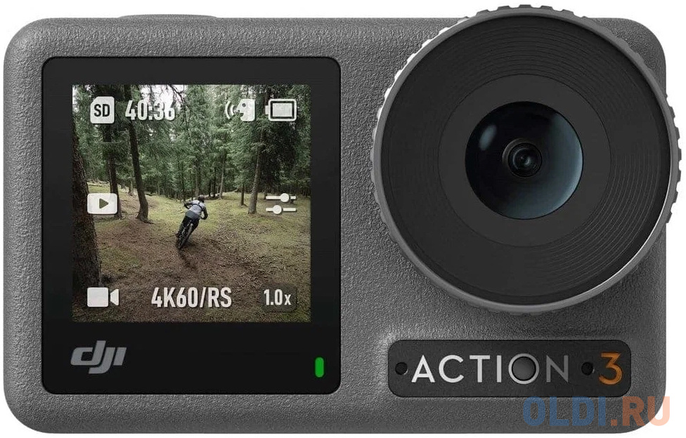 Экшн-камера Dji Osmo Action 3 Standard Combo 1xCMOS 12Mpix серый/черный - фото 1