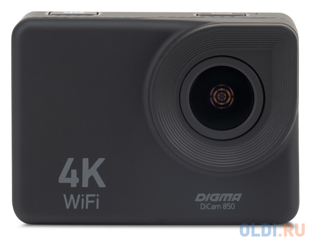 Экшн-камера Digma DiCam 850 черный DC850 - фото 1