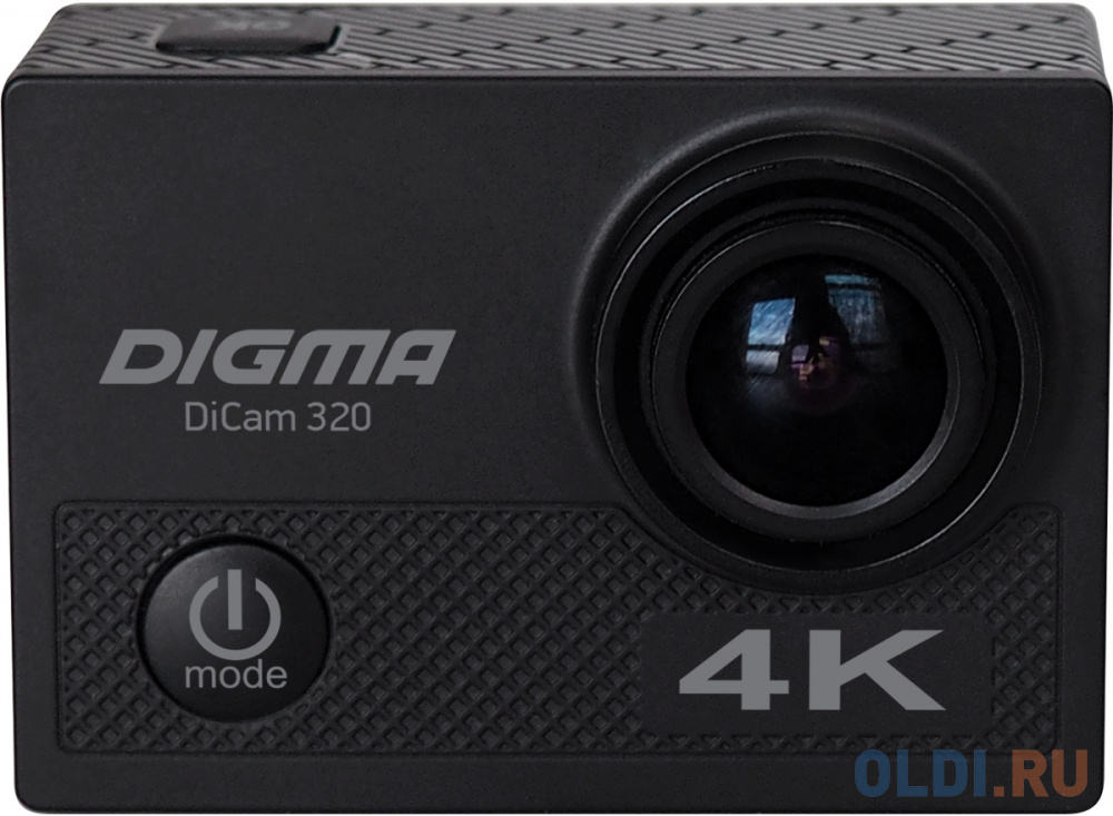 Экшн-камера Digma DiCam 320 черный DC320 - фото 2