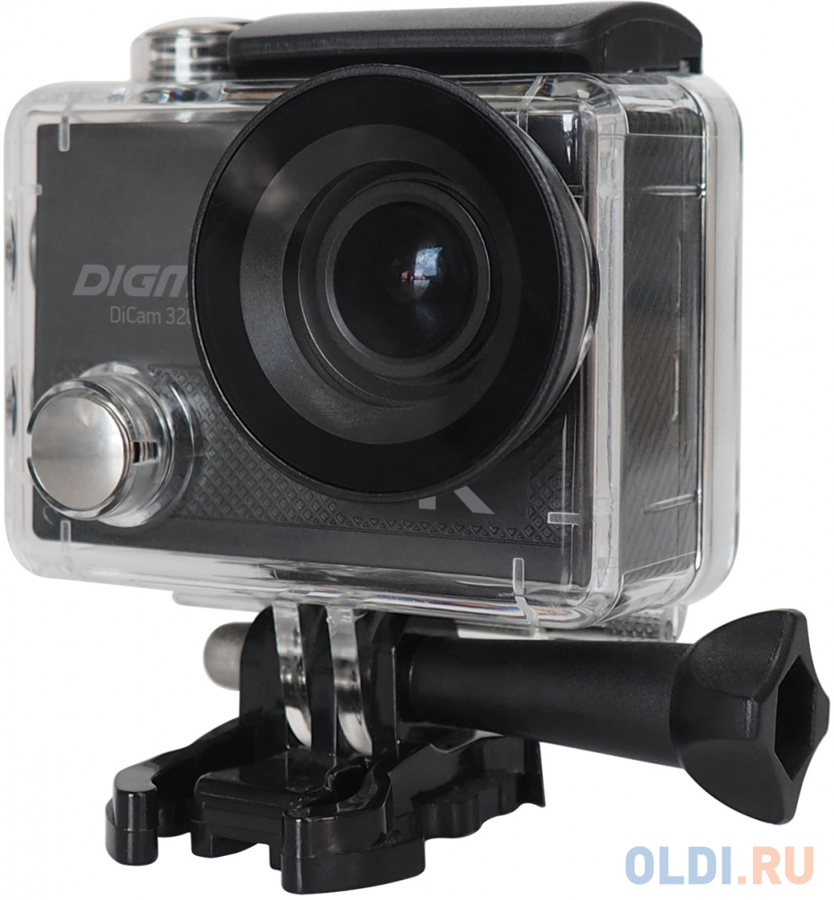 Экшн-камера Digma DiCam 320 черный DC320 - фото 3