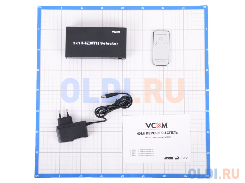 Переключатель HDMI 3 =1 VCOM <VDS8030 DD433/VDS8030 - фото 4