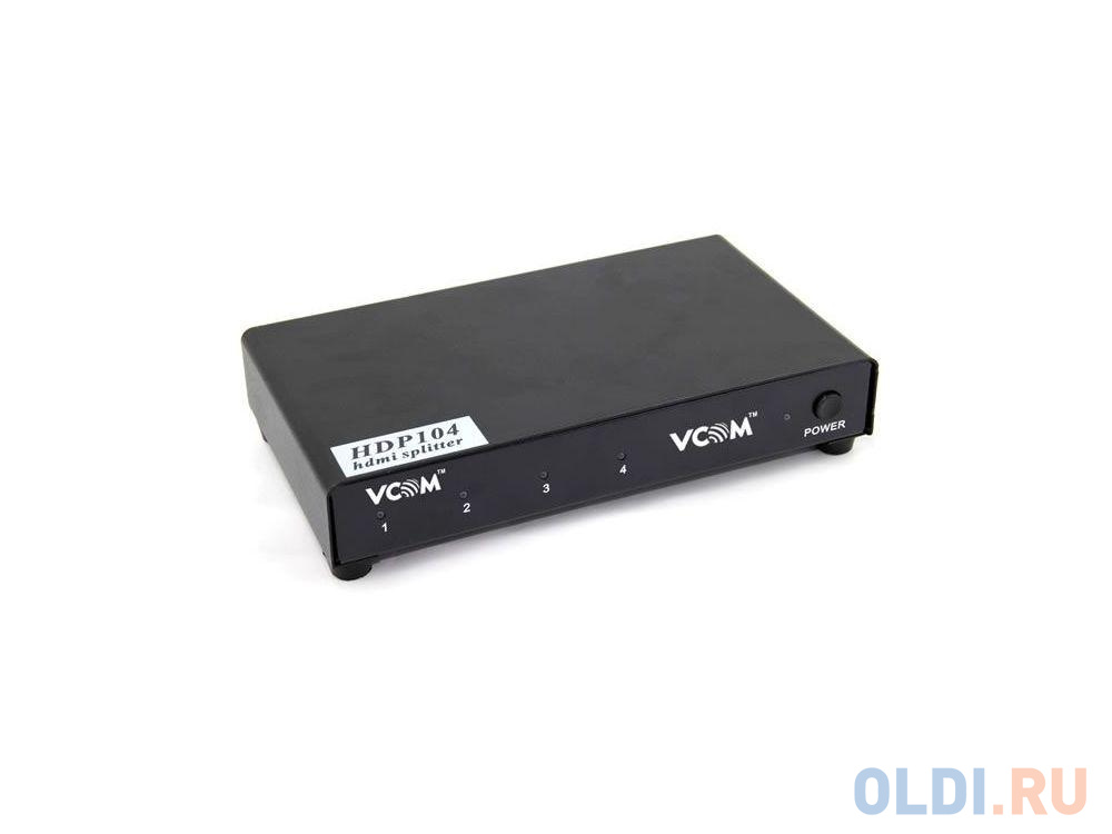Разветвитель HDMI Spliitter 1=4 3D Full-HD 1.4v, каскадируемый VCOM &lt;VDS8044D/DD414A от OLDI