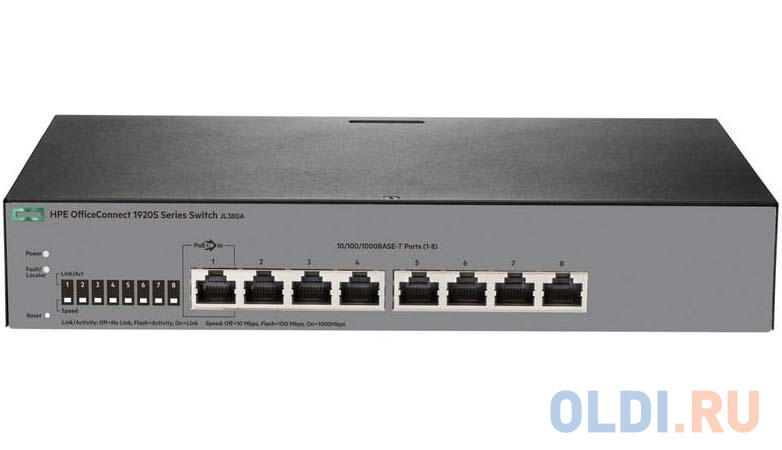 

Коммутатор HP 1920S управляемый 8 портов 10/100/1000Mbps JL380A