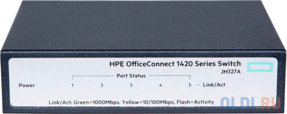 Коммутатор HP 1420  неуправляемый 5 портов 10/100/1000Mbps JH327A - фото 1