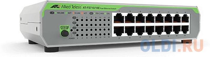 

Коммутатор Allied Telesis AT-FS710/16E-60 16x100Mb неуправляемый