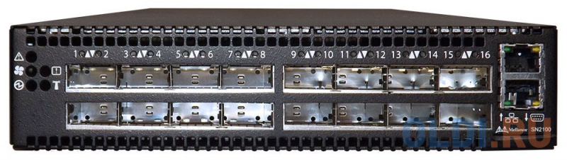 

Spectrum™ based 100GbE 1U Open Ethernet Switch with MLNX-OS, 16 QSFP28 ports, 2 Power Supplies (AC), x86 dual core, Short depth, P2C airflow, Rail Kit must be purchased separately ,RoHS6