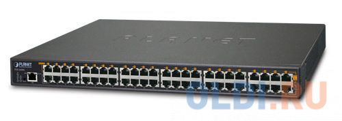 24-Port 802.3at Managed Gigabit Power over Ethernet Injector Hub (full power - 400W) planet 16 port gigabit 60w ultra poe managed injector hub – 600w