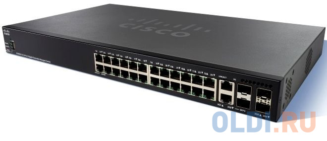 

Коммутатор [SG350X-24PD-K9-EU] Cisco SB SG350X-24PD 24-Port 2.5G PoE Stackable Managed Switch