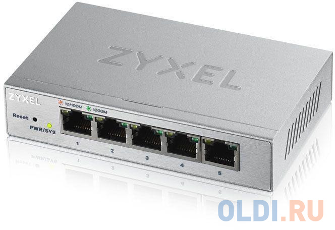 Коммутатор Zyxel GS1200-5 GS1200-5-EU0101F 5G управляемый коммутатор zyxel gs1350 18hp eu0101f 16g 16poe 250w управляемый