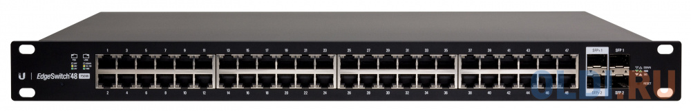 

Коммутатор Ubiquiti EdgeSwitch 48 750W управляемый L2 48 портов 10/100/1000Mbps PoE(750W) 2xSFP 2xSFP+ ES-48-750W(EU)