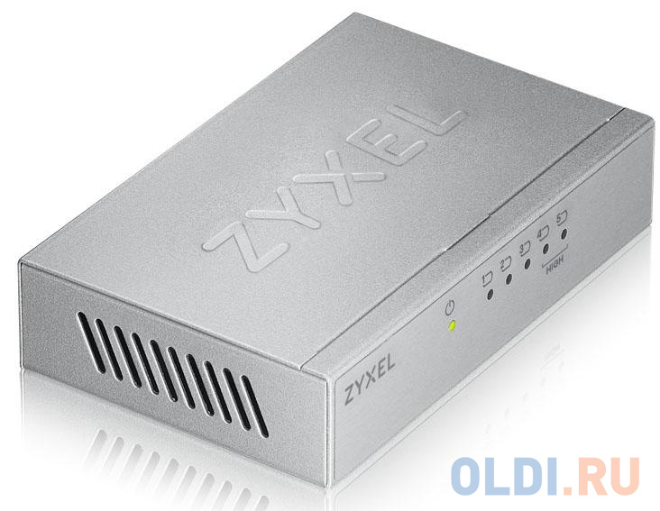 Коммутатор ZYXEL ES-105A 5-port Desktop Fast Ethernet Switch with 2 priority ports ES-105AV3-EU0101F - фото 2