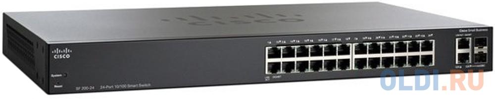 Коммутатор [SF350-24-K9-EU] Cisco SB SF350-24 24-port 10/100 Managed Switch - фото 1