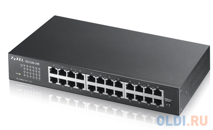 

Коммутатор Zyxel GS1100-24E GS1100-24E-EU0101F 24G неуправляемый