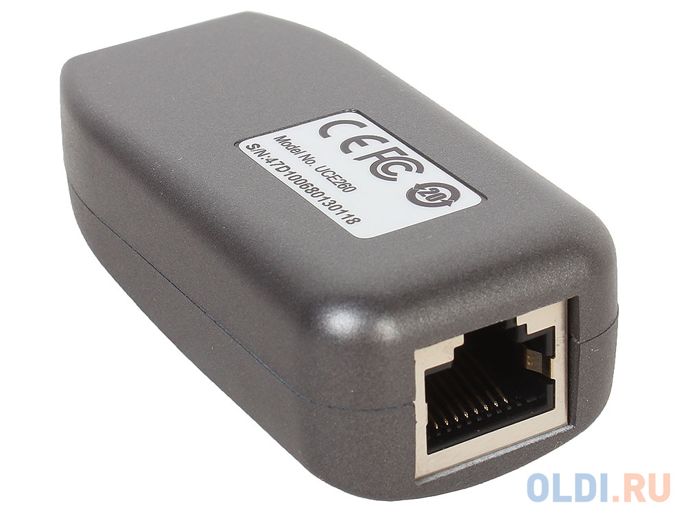 Удлинитель  Aten UCE260 Удлинитель, USB 2.0,  60 метр., 1xUTP Cat5e, USB A-тип, Male/Female, без шнуров, Б.П. 220> 5V UCE260-AT-G - фото 3