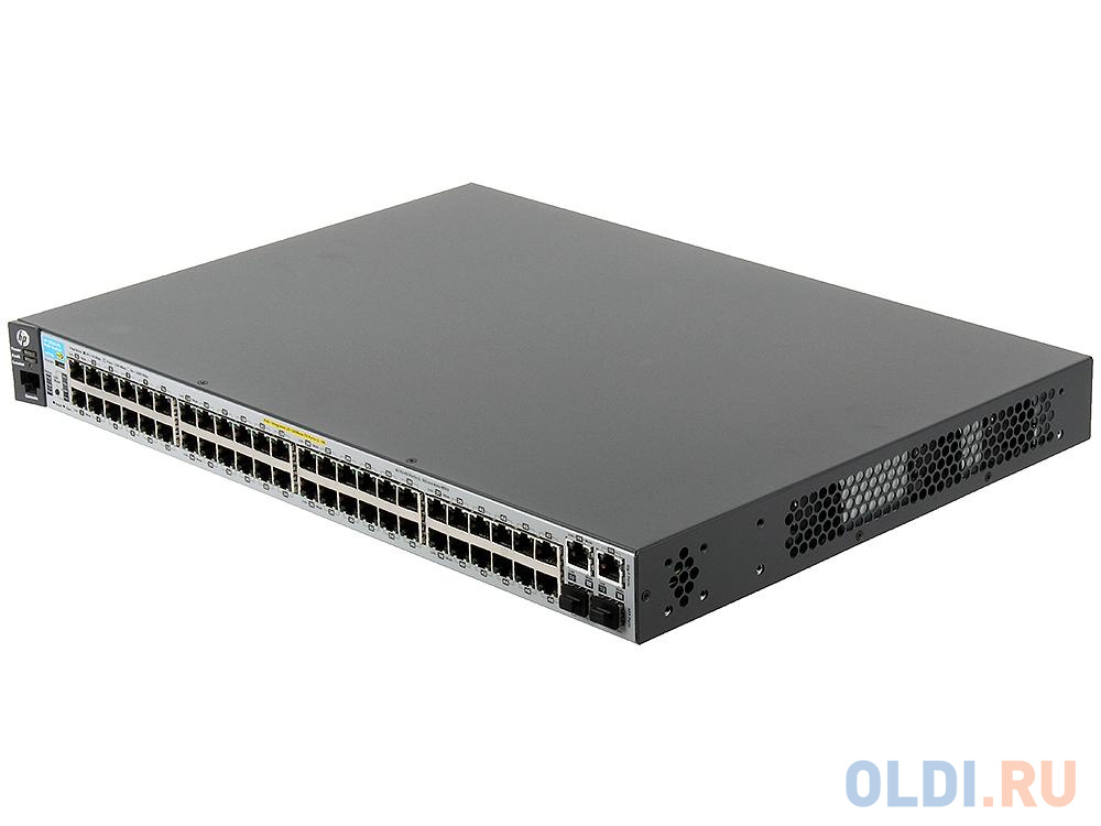 Коммутатор HP 2530-48-PoE+ Switch (J9778A) Managed, L2, 48*10/100 + 2*10/100/1000 + 2*SFP, PoE+ 382W, Rackmount 19” - фото 1