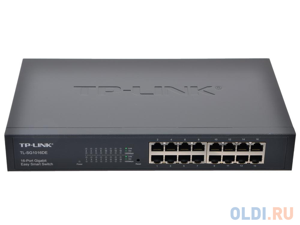 Коммутатор TP-LINK TL-SG1016DE 16-портовый гигабитный коммутатор серии Easy Smart - фото 2