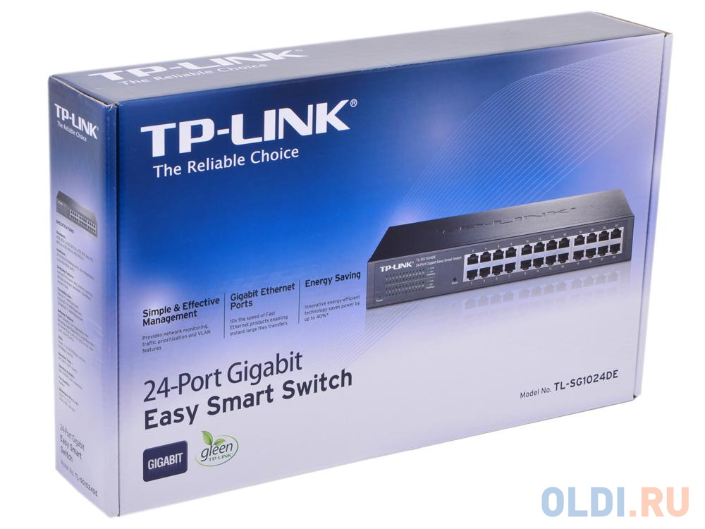 Коммутатор TP-LINK TL-SG1024DE Easy Smart гигабитный 24-портовый коммутатор - фото 5