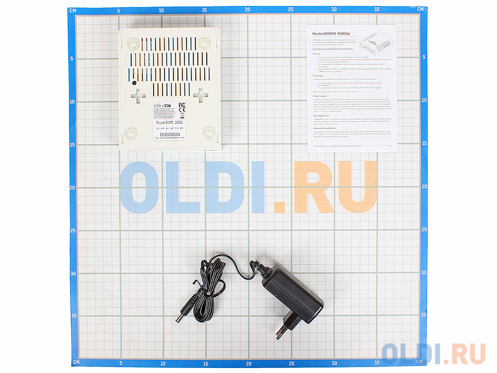 Коммутатор MikroTik CSS106-5G-1S RB260GS  with 5 Gigabit ports and SFP cage, SwOS, plastic case, PSU фото