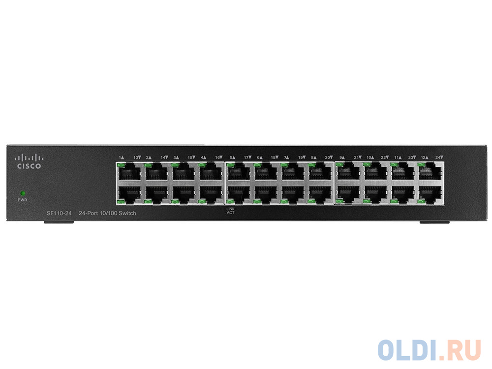 Коммутатор Cisco SF110-24-EU 24-Port 10/100 Switch - фото 2